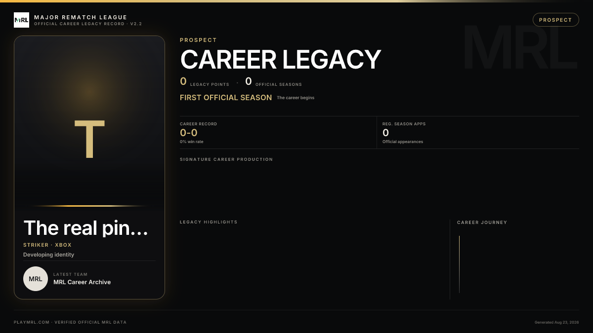 MRL career card