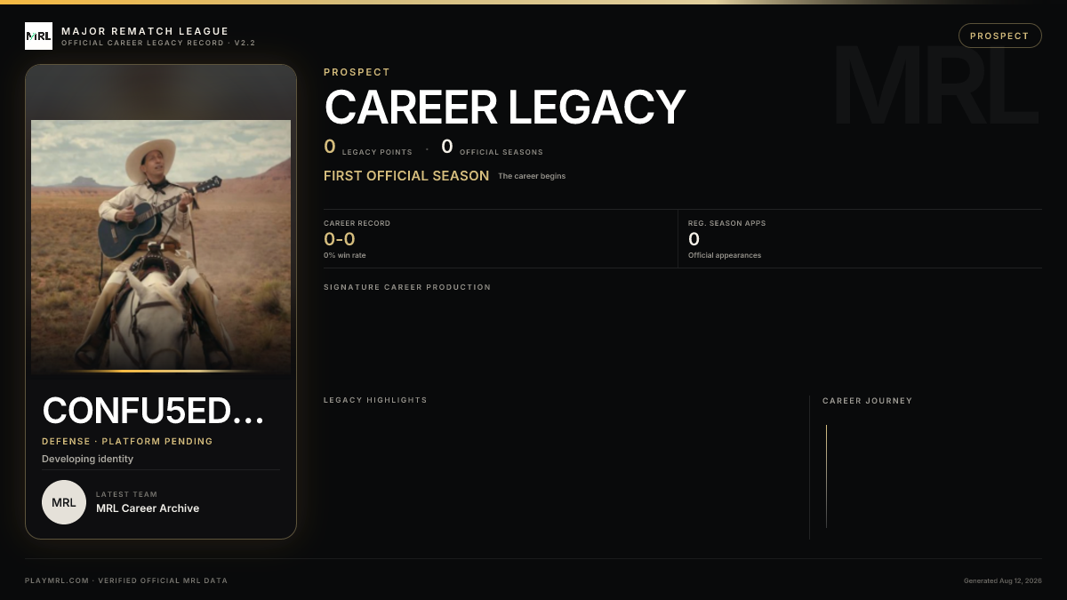 MRL career card