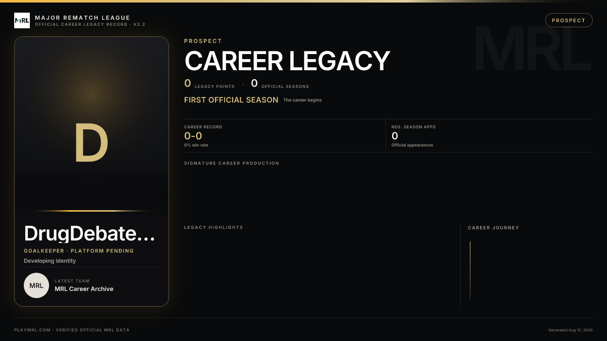 MRL career card
