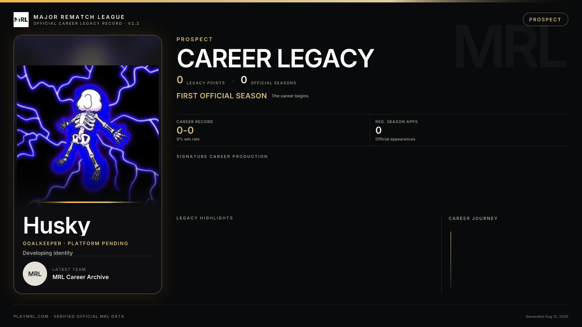 MRL career card