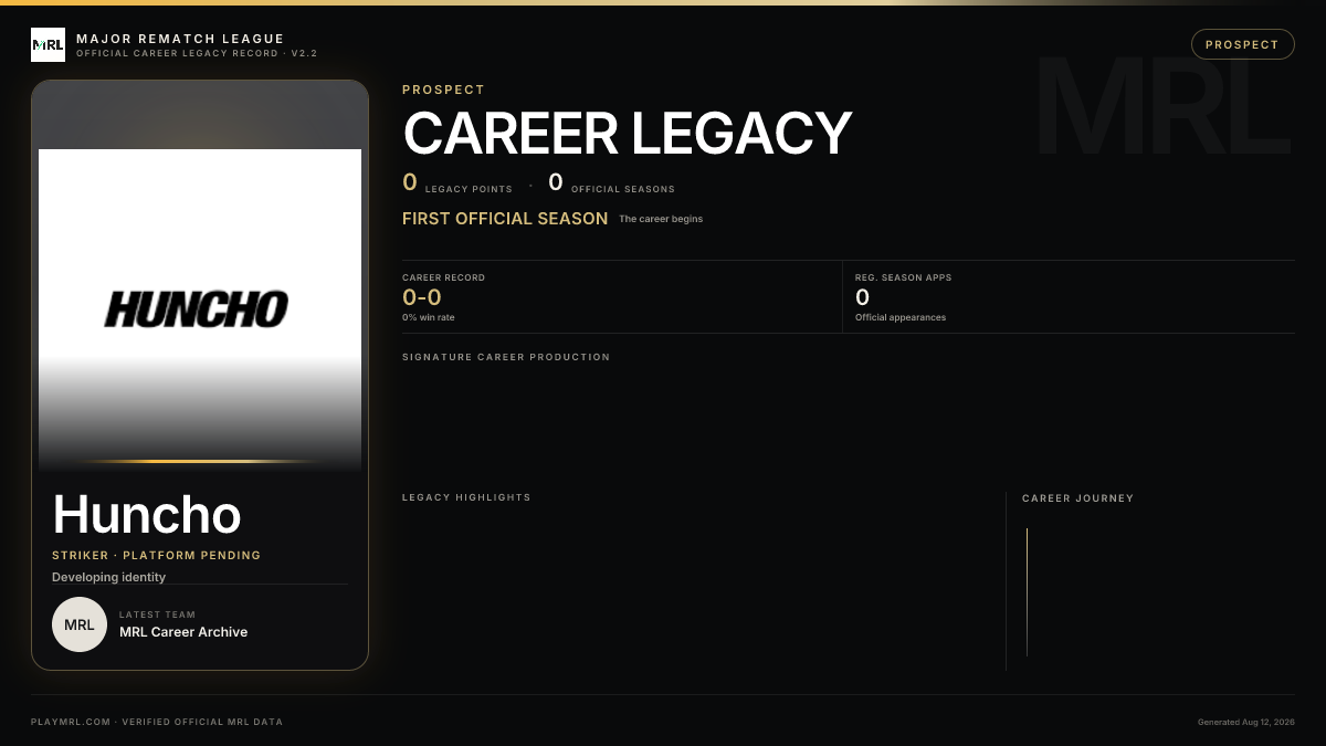 MRL career card