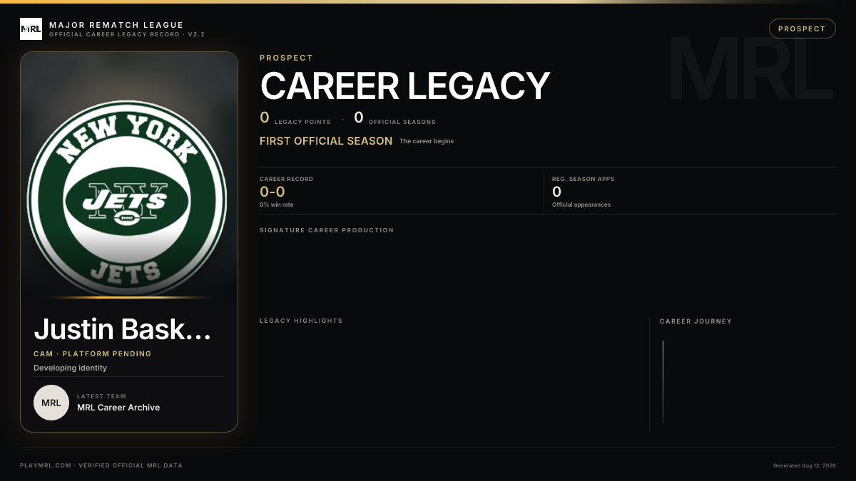 MRL career card