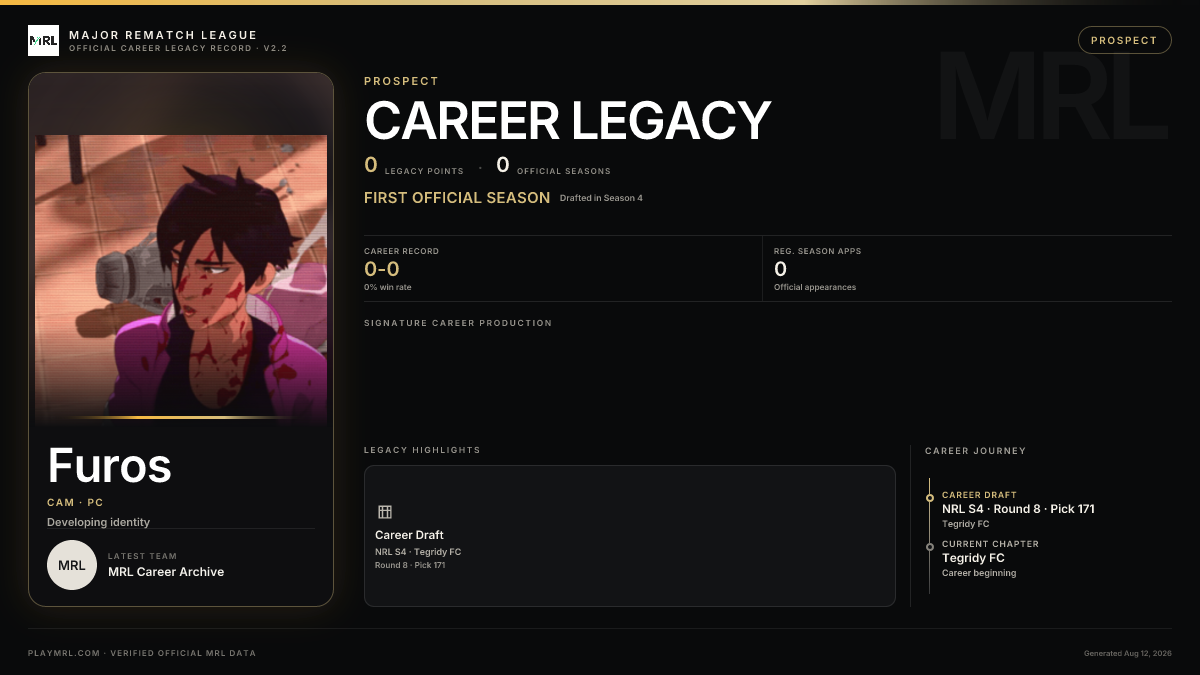 MRL career card